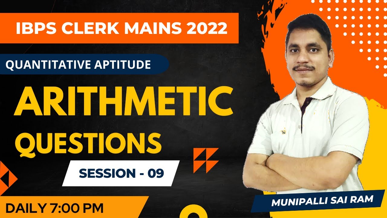Ibps Arithmetic IBPS Clerk Mains Arithmetic Questions || Session - 09 || MSR Classes ...