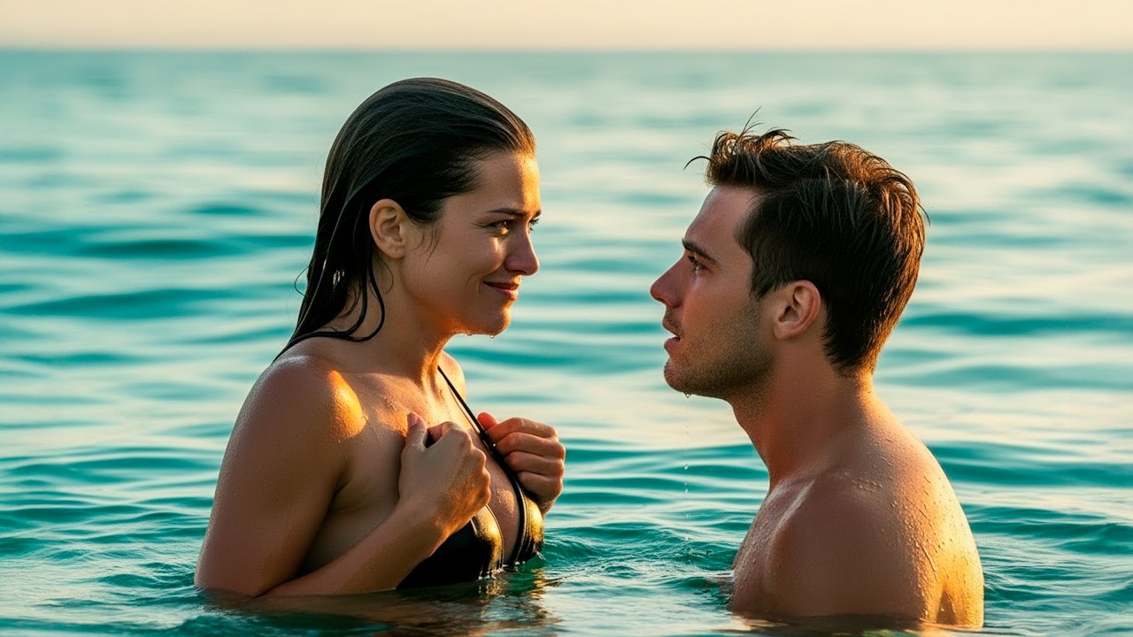 Ich ging mit meiner Chefin ins Meer – ihr Bikini rutschte… und sie sagte: „Du musst nicht wegsehen“