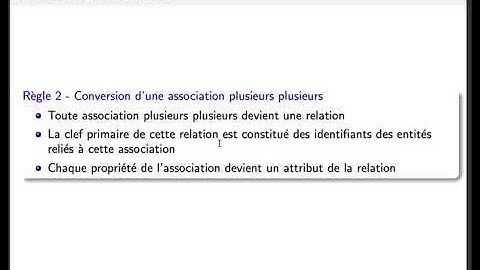 8 - Le modèle logique de données