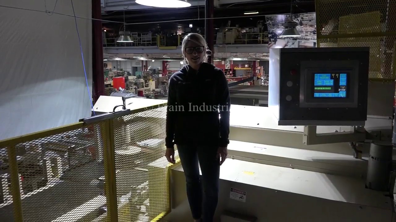 Slidel Model SDP 2010 Automatic Bag Palletizer Demonstration