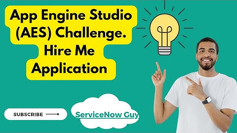 Hire Me Application in App Engine Studio  @ServiceNowCommunity  #servicenow #BuildWithAES