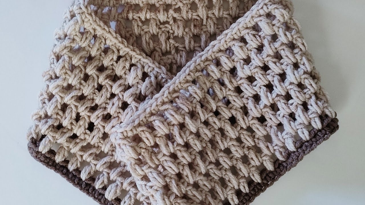 super easy cowl crochet  كوفيه كروشيه سهله