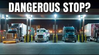 Why Truck Stops Are So Dangerous At Night