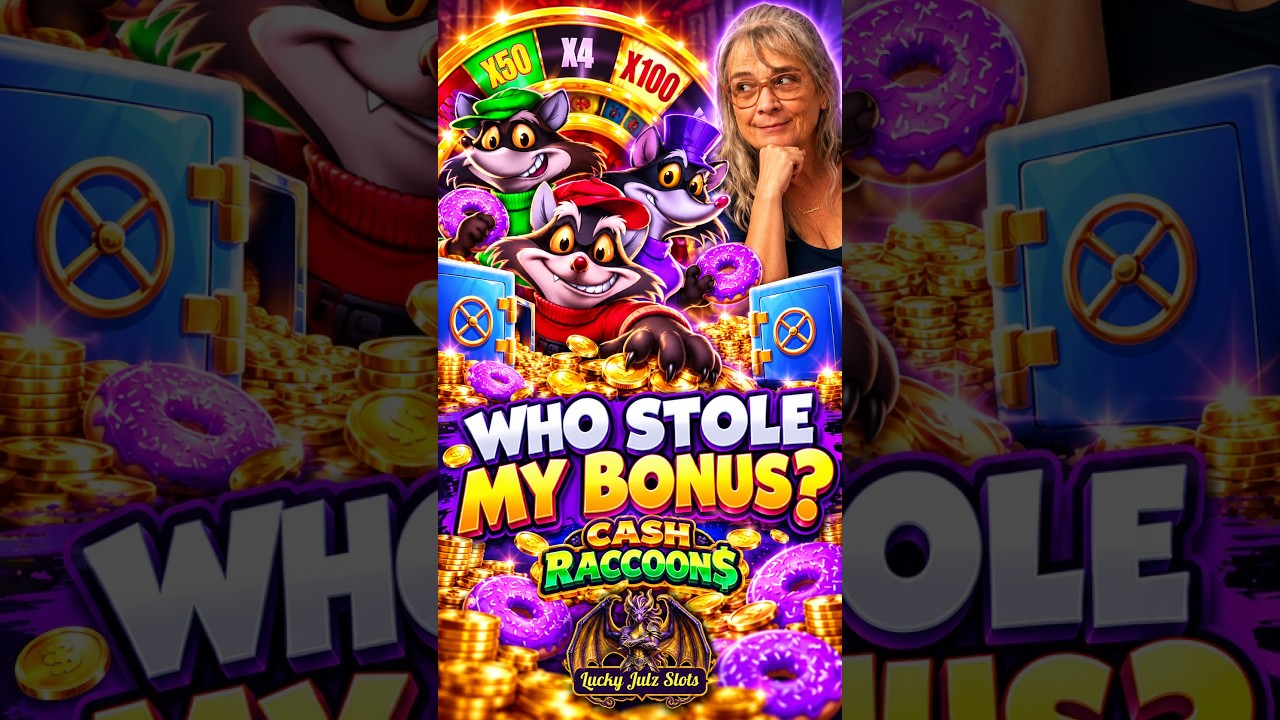 Can We Hit The Big Multiplier On Cash Racoons? #slots #gambling #bigwins