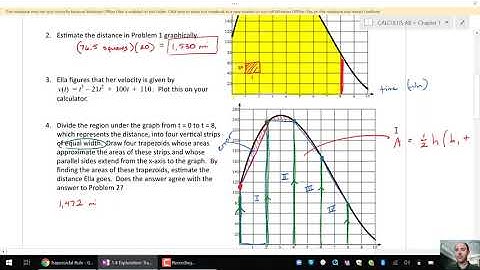 AP Calculus AB: 1.4 Trapezoidal Rule