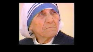 Mother Teresa at the University of San Diego  May 31, 1988