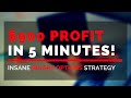 $900 in 5 mins! CRAZY MATH TRICK (BEST Trading Strategy)