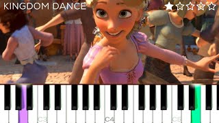 Kingdom Dance (From "Tangled") | EASY Piano Tutorial chords