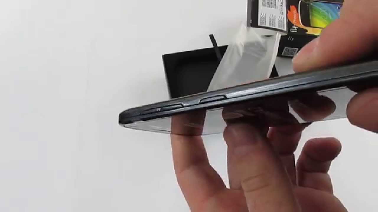 Смартфон Fly IQ4410 Phoenix Quad DualSim Black | unboxing