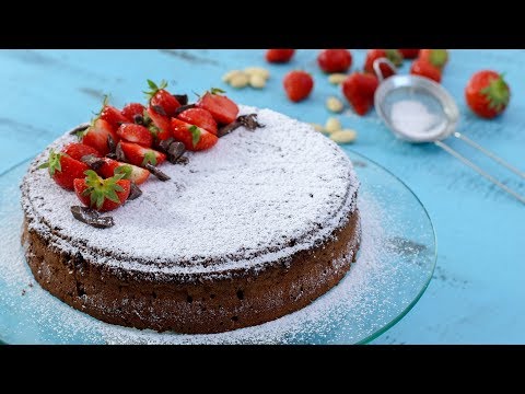 Torta Caprese - Flourless Chocolate Almond Cake