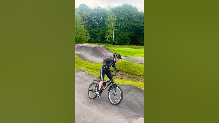 Pump track almost cleared the first table top and few manuals #bmx #mtb #pumptrack