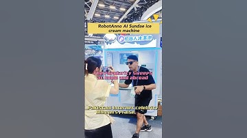 RobotAnno AI Sundae ice cream machine: The popularity sweeps at home and abroad.#robotanno