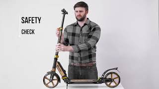 How to Use the Skidee X3M Scooter | Folding &amp; Handle Guide
