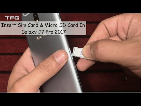 How To Insert Sim Card & Micro SD Card In Galaxy J7 Pro 2017 Easily! hqdefault