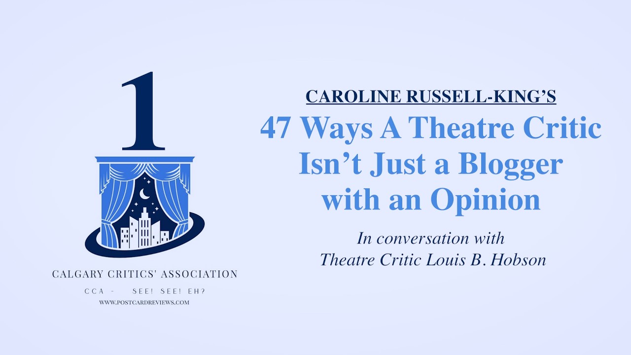 #1 A Theatre Review is an Assessment 