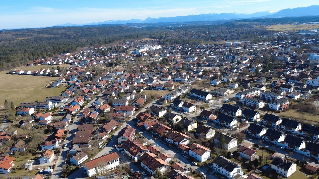 Wolfratshausen / Weidach von oben 
