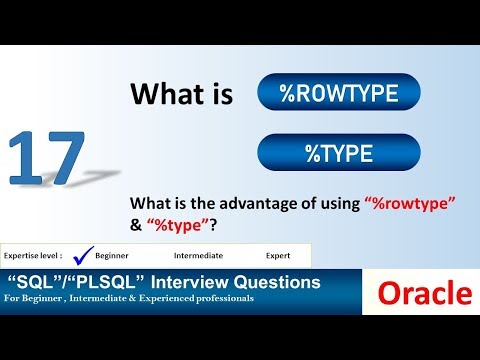 Видео: Что такое rowtype в sql?