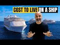 I live on a cruise ship  what does it cost april 2024 expense report