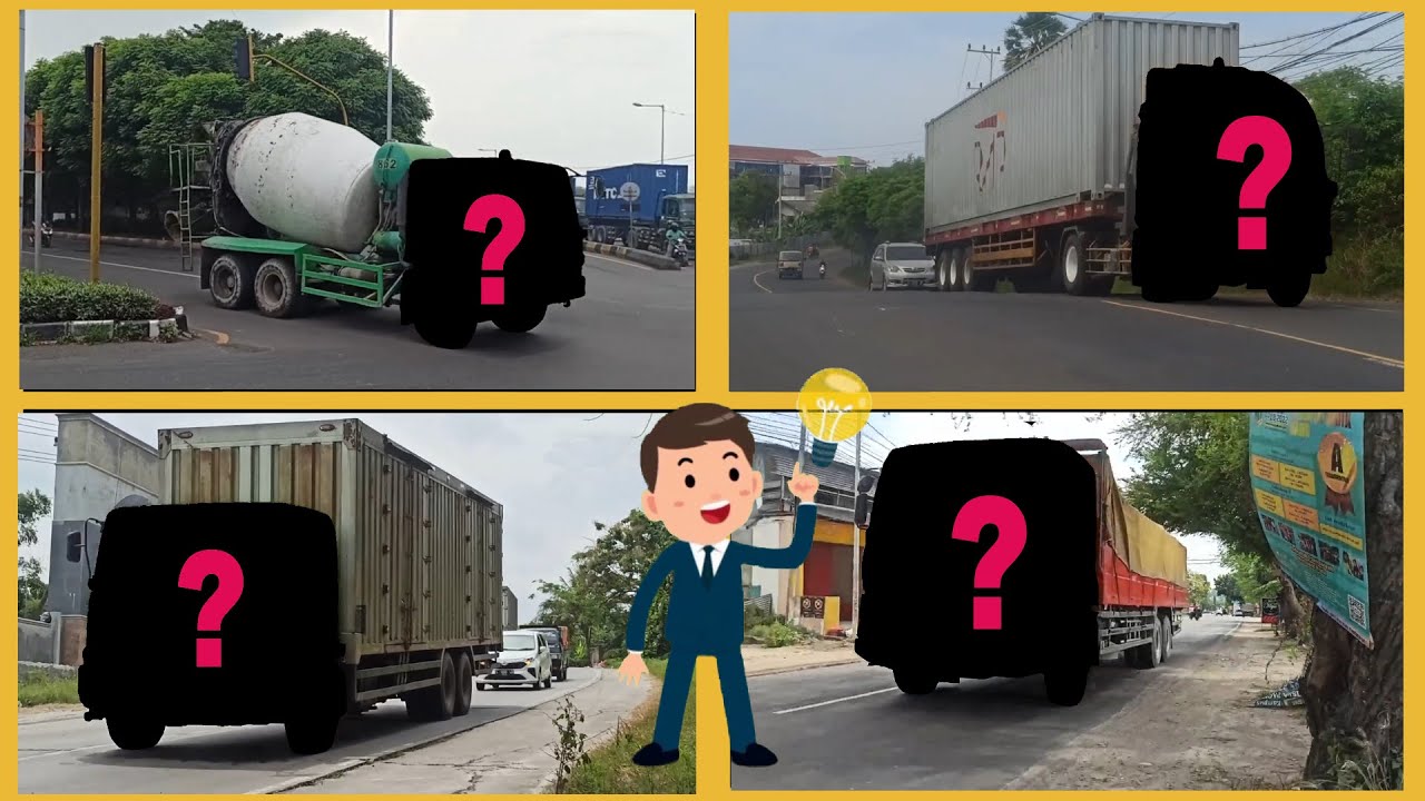 Match Truck Head With Truck Image - Container Truck, Dump Truck, Cement Truck, Box Truck