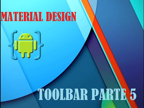 AIDE Programando desde tu Android. Tutorial MaterialDesign Toolbar Parte 5