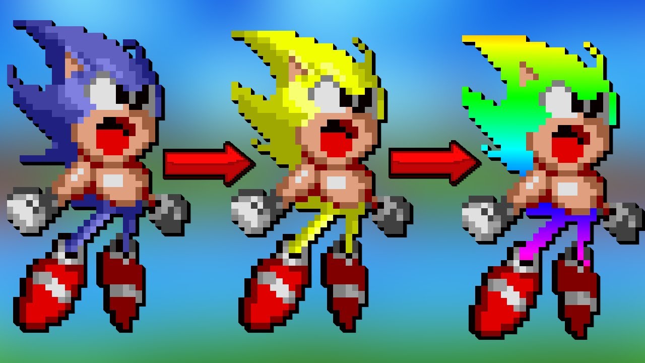 Pixilart - super sonic by Dark-one