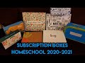 Subscription Boxes Homeschool 2020-2021