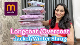 ❤ Meesho Winter Haul ❤ Long Coat /Over Coat /Jacket /Long Shrug for Winter❤ screenshot 1
