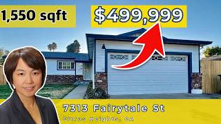 7313 Fairytale St Citrus Heights CA 1550 sqft 3 Full Bath Only 499 999