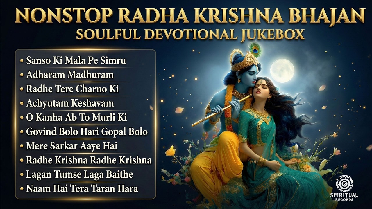 Morning Bhakti Jukebox 2026 | Radha Krishna Nonstop Bhajans | Divine Peace #bhaktijukebox