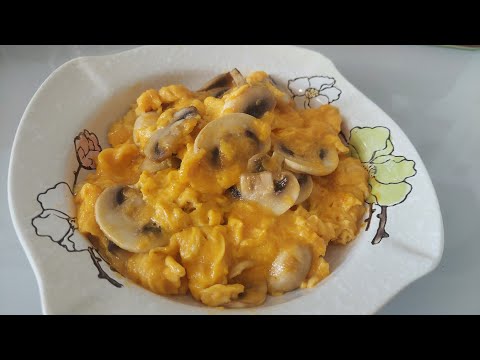 Telur Dadar Jamur Kancing