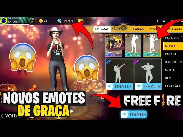 Como ganhar emotes no Free Fire - Canaltech