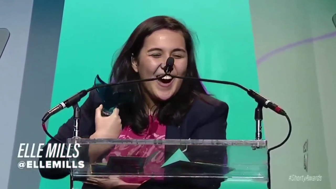 bruno mars count on me Elle Mills wins Breakout YouTuber at Shorty Awards 2018