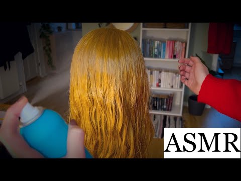 ASMR | SIX SPRAY SOUNDS FOR SLEEP & TINGLES ✨ (hair play, spraying, no talking)