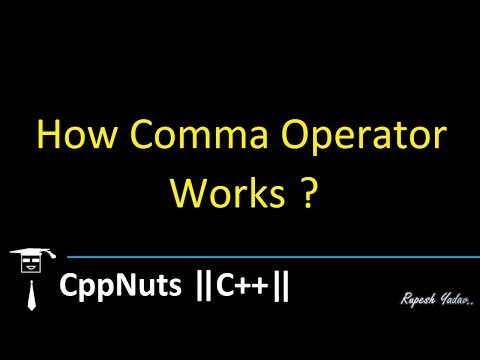 How Comma Operator Works?