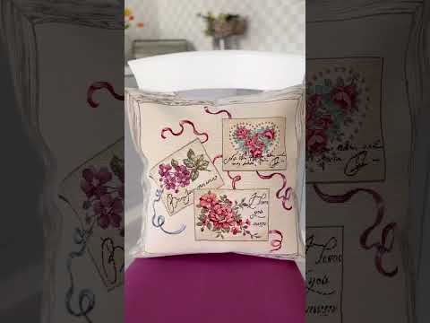 Наволочка гобеленова одностороння 45х45 см., видео 1