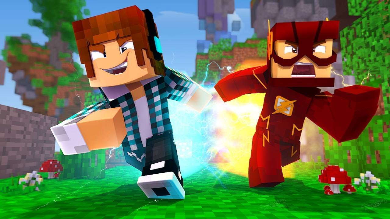 Minecraft: PEGA-PEGA COM PODERES DE VELOCIDADE !!