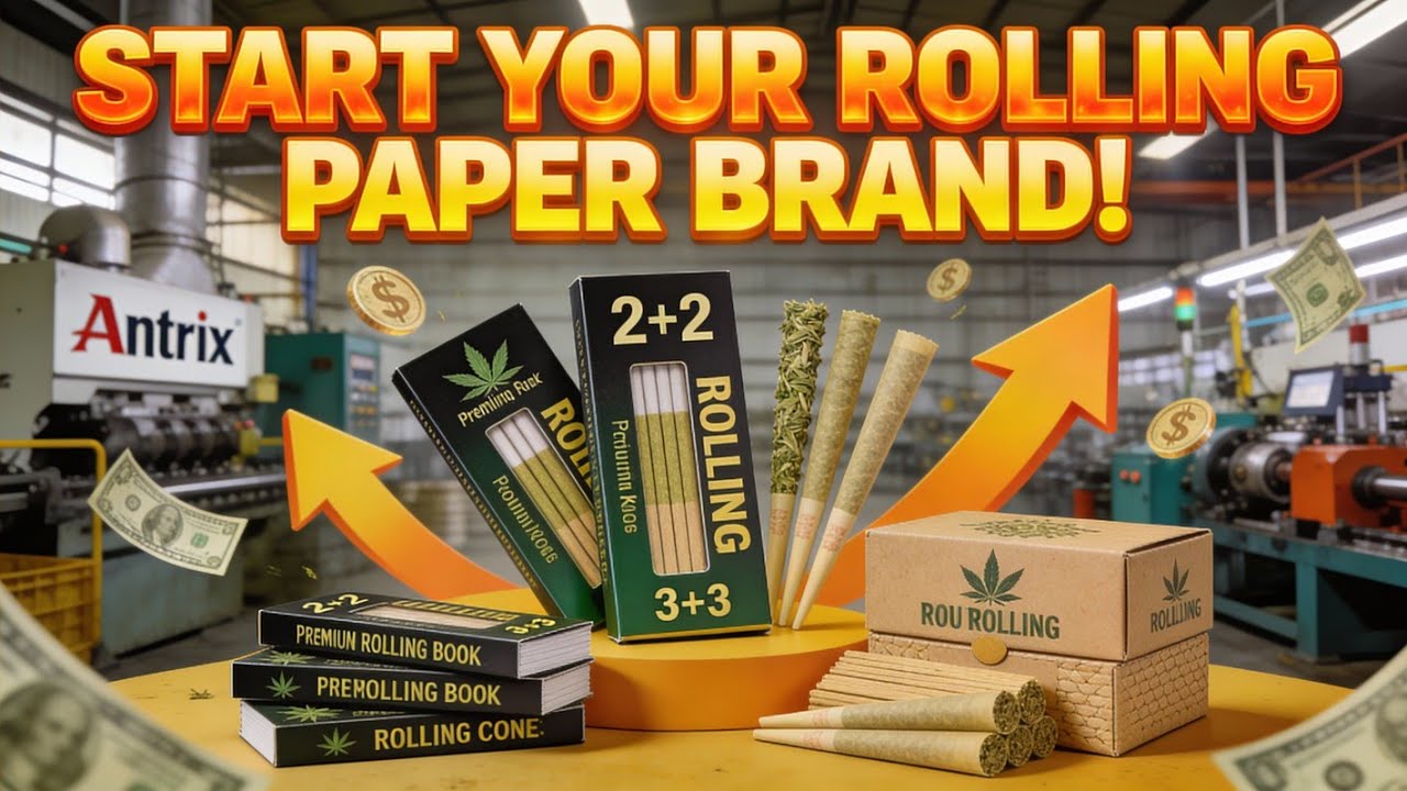 buy brown rolling paper pre roll cones unbleached and bleached get custom rolling paper brand