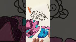 Color With Me 🌙 | Cozy Night Routine Coloring for Relaxation & Sleep Vibes