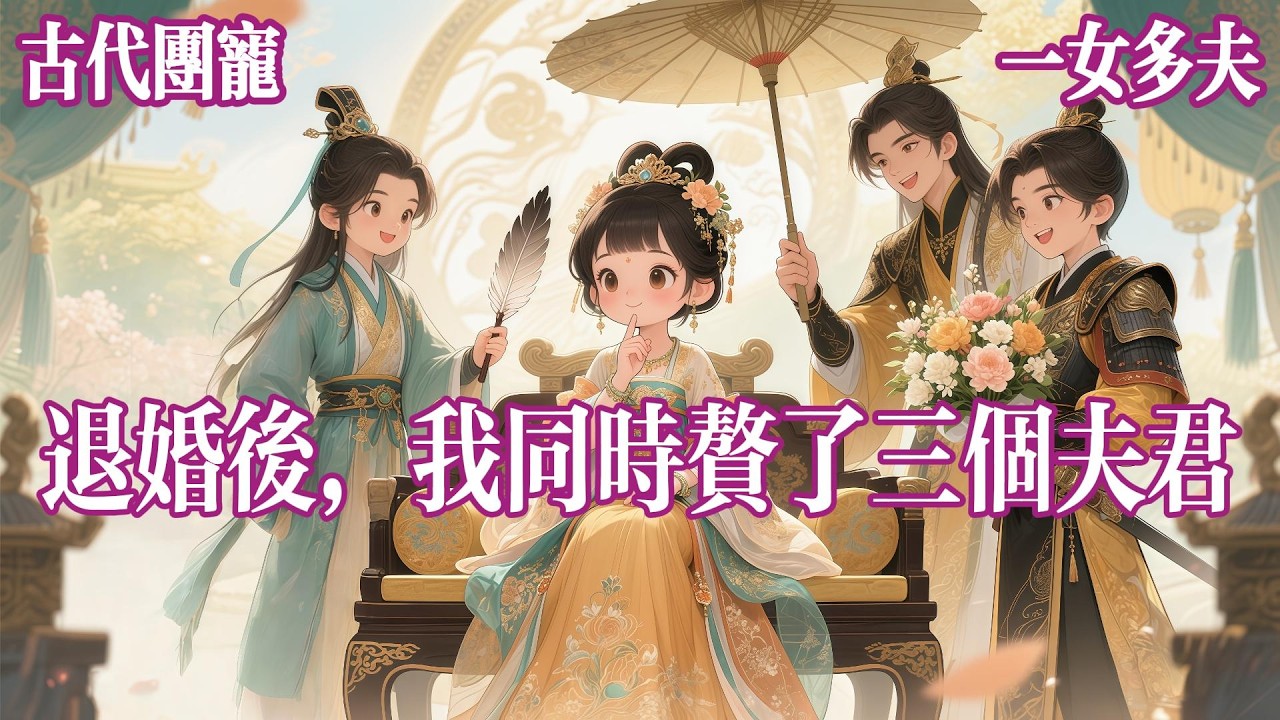跟三个夫君成亲后，顾书恒找上门，要为小青梅讨个名分。我满脸不解，都退婚了，他娶妻纳妾与我何干？夫君我都赘三个了。小青梅叫沈紫琴，生得我见犹怜。顾书恒待她如珠如宝，倍加小心。#有声小说 #完结文 #言情
