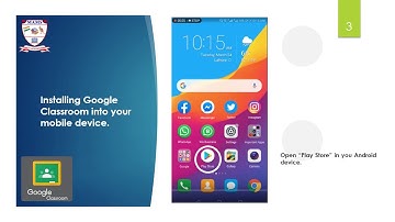 How to install Google Classroom and Join into the online classroom