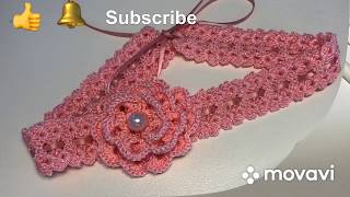 МК Повязочка крючком 🌺🌺 DIY How to crochet a headband 🌺🌺. Diadema