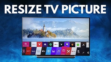 How to resize a picture to fit full screen on LG TV & other television brands