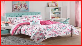 WAVERLY Reverie Modern Graphic 2-Piece Reversible Comforter Set, Twin, Pink