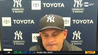 Aaron Boone breaks down 9-1 loss to Rays