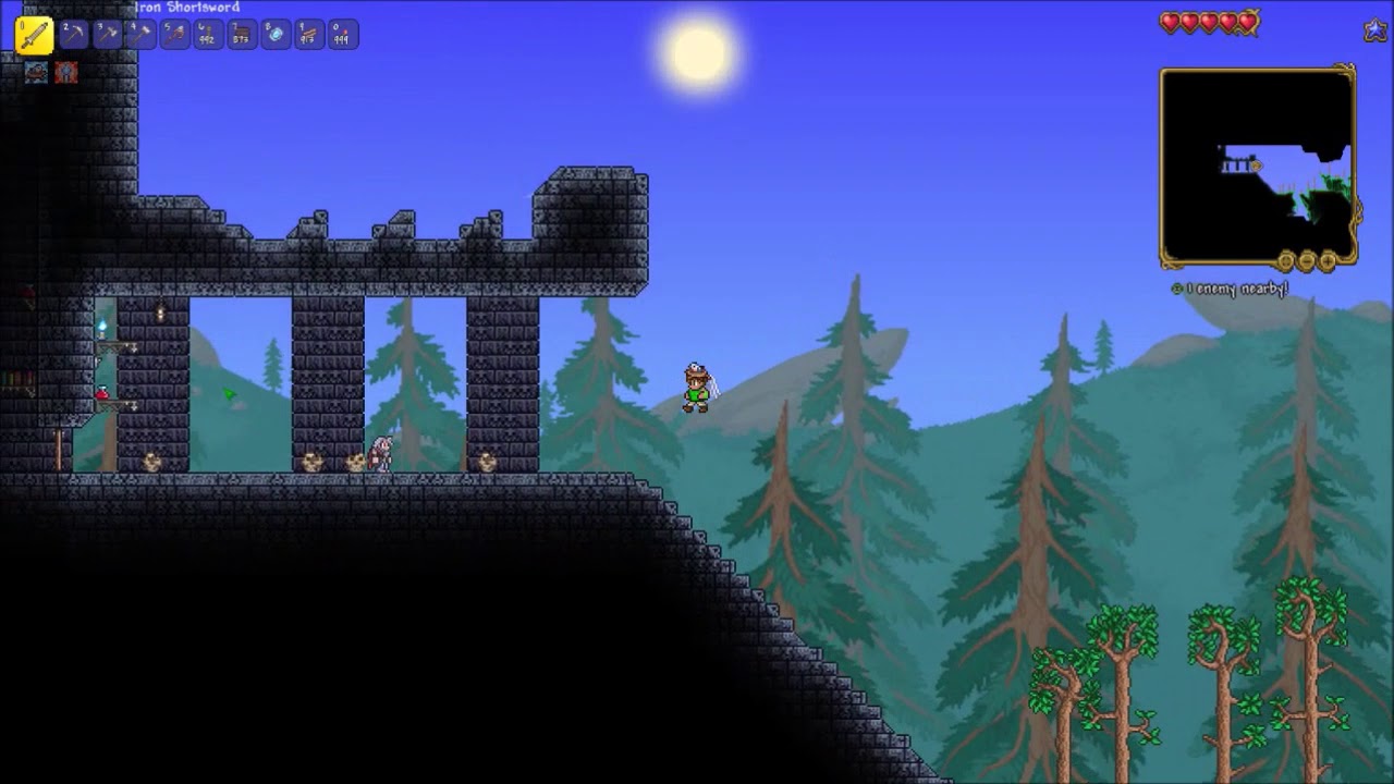 Terraria finding the dungeon(short video) YouTube