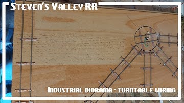 Create an #industrial #diorama #model #train (#modeltrains,#turntable, #wiring,#scratchbuilding) - 4