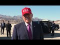 President Trump Gaggles with Press at Bullhead City, AZ, Oct. 14, 2026