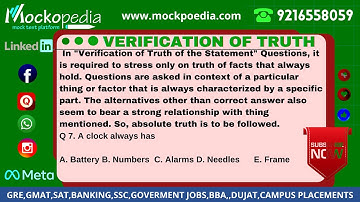 Q7- A clock always has?