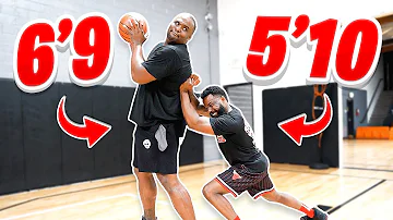 1v1 Basketball Against NBA Champion Big Baby Glen Davis  *Trash Talk*