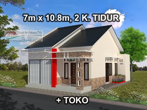  Rumah  Minimalis  Lantai 1 Modern  House  7x10 8 2 K Tidur 